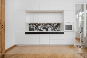 Apartment, 2 Bedrooms, Balcony | Private kitchen | Coffee/tea maker - Retro Apartment in Wroclaw by Renters (Wroclaw)