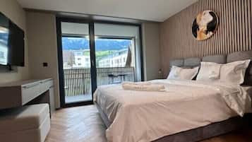 1 habitación y ropa de cama de alta calidad