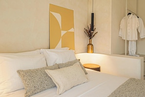 Luxury-Apartment, Balkon | 2 Schlafzimmer, Bettwäsche aus ägyptischer Baumwolle