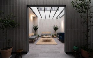 Sala de estar en el lobby