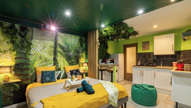 1 chambre, accès au Wi-Fi (inclus), literie fournie