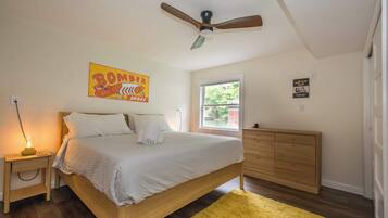 2 slaapkamers, een strijkplank/strijkijzer, wifi, beddengoed