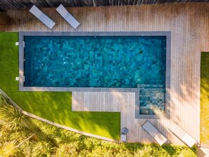 Pool - Villa 8 persons with swimming pool and sea view (STE MAXIME)