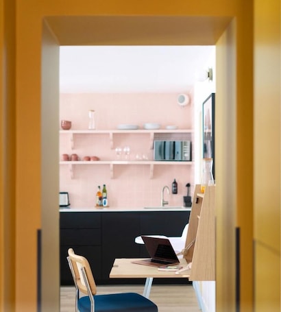 Appartamento Basic | Cucina privata | Mini-frigorifero, microonde, piano cottura, lavastoviglie. Beauquartier - Butte aux Cailles II