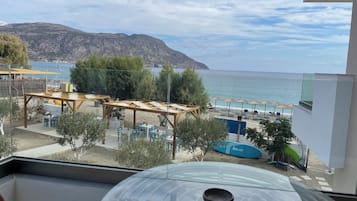 Studio – deluxe, sjøutsikt, ved strandkanten | Balkong
