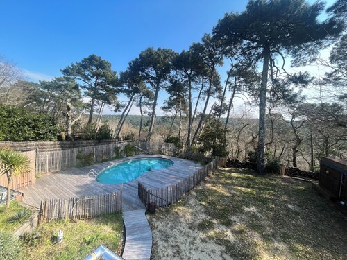 Charming, fully renovated villa with breathtaking forest views.