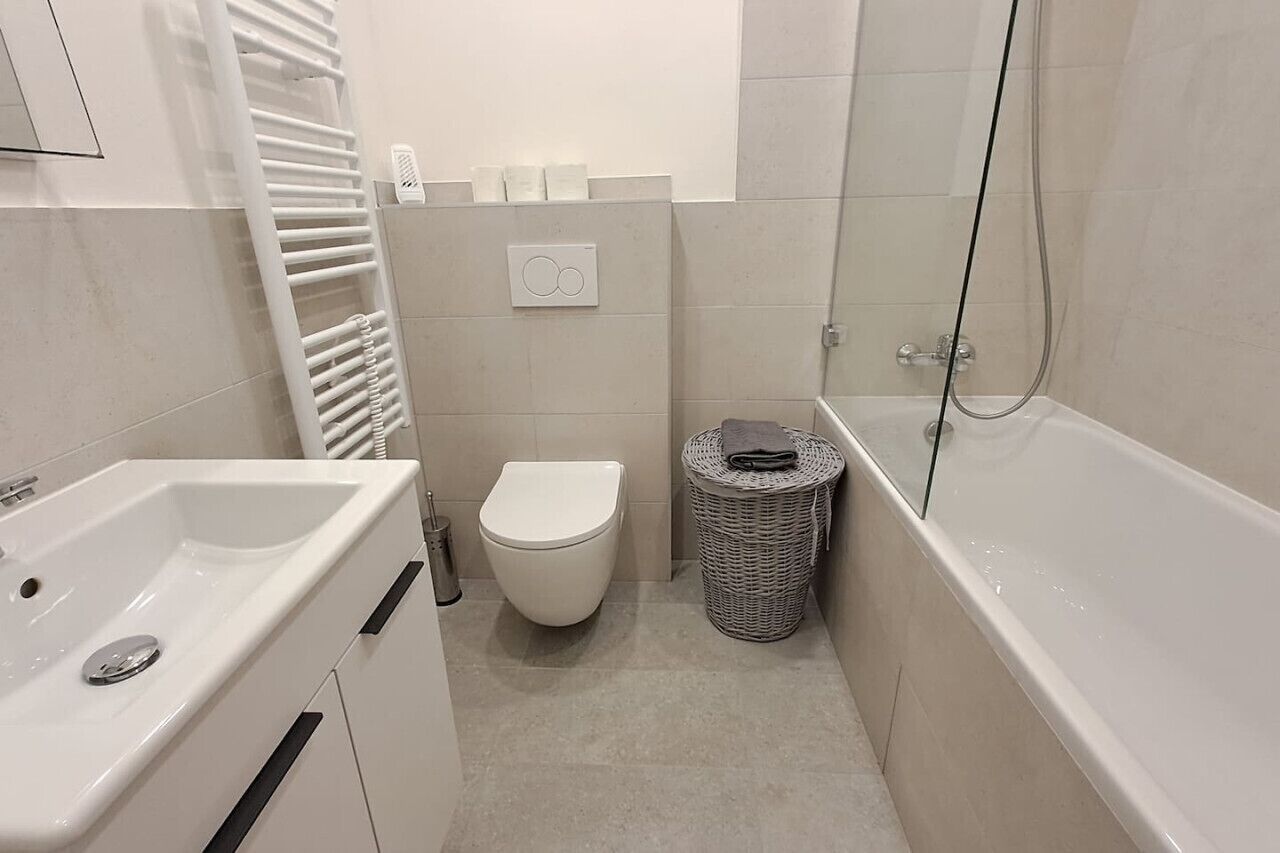 Hair dryer, towels