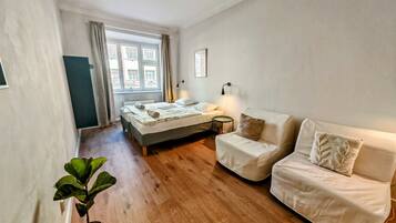 2 bedrooms, iron/ironing board, free WiFi, bed sheets