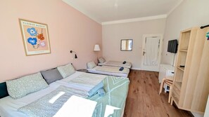 2 bedrooms, iron/ironing board, free WiFi, bed sheets