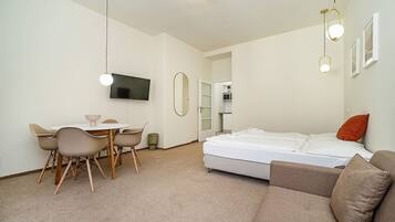 1 makuuhuone, silitysrauta/-lauta, ilmainen Wi-Fi, vuodevaatteet