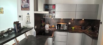 Apartment 38 m2, beach 50 m, balcony