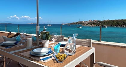 House on the beach of Monti d'à Rena with terrace, garden and wi-fi connection