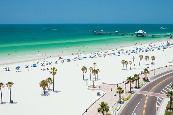 Clearwater beach.