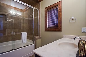 Shower, hair dryer