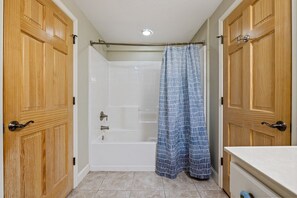 Shower, hair dryer
