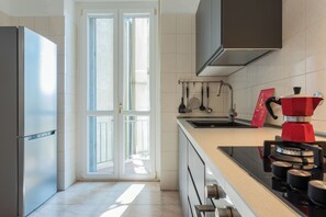 Leilighet | Eget kjøkken | Kjøleskap, mikrobølgeovn, kokeplater og oppvaskmaskin