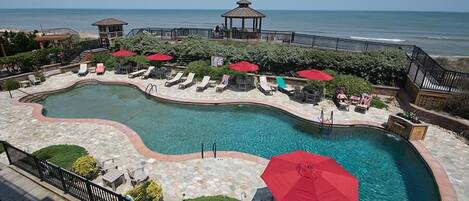 Piscina coperta, una piscina riscaldata