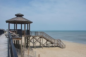 On the beach