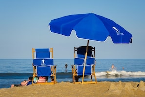 On the beach - SR-K1 Sea Ranch Resort Oceanfront Condo, Restaurant, Indoor Pool (Kill Devil Hills)