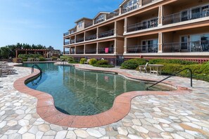 Indoor pool, a heated pool - 3A Island Sunshine by First Flight Rentals (Kill Devil Hills)