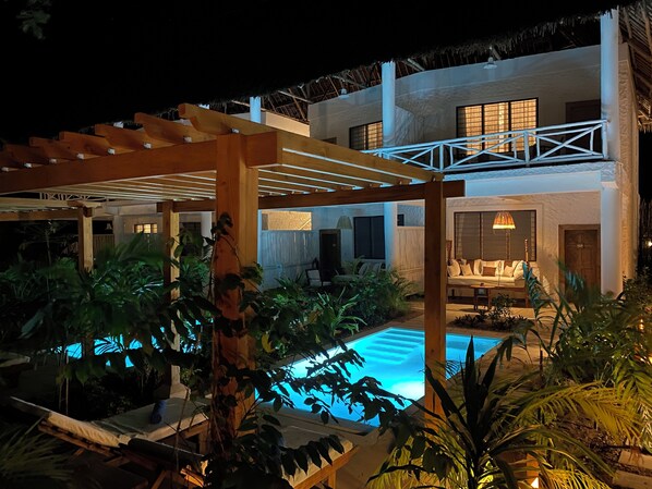 Masai Deluxe Room with private pool | 1 bedroom, minibar, in-room safe, desk