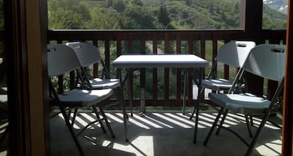 Duplex apartment for 4/6 people at the foot of the slopes in Valmeinier 1900