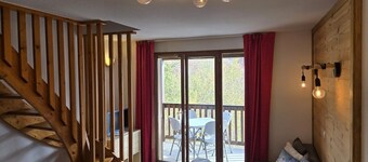 Duplex apartment 4/6 people at the foot of the slopes, Valmeinier 1900