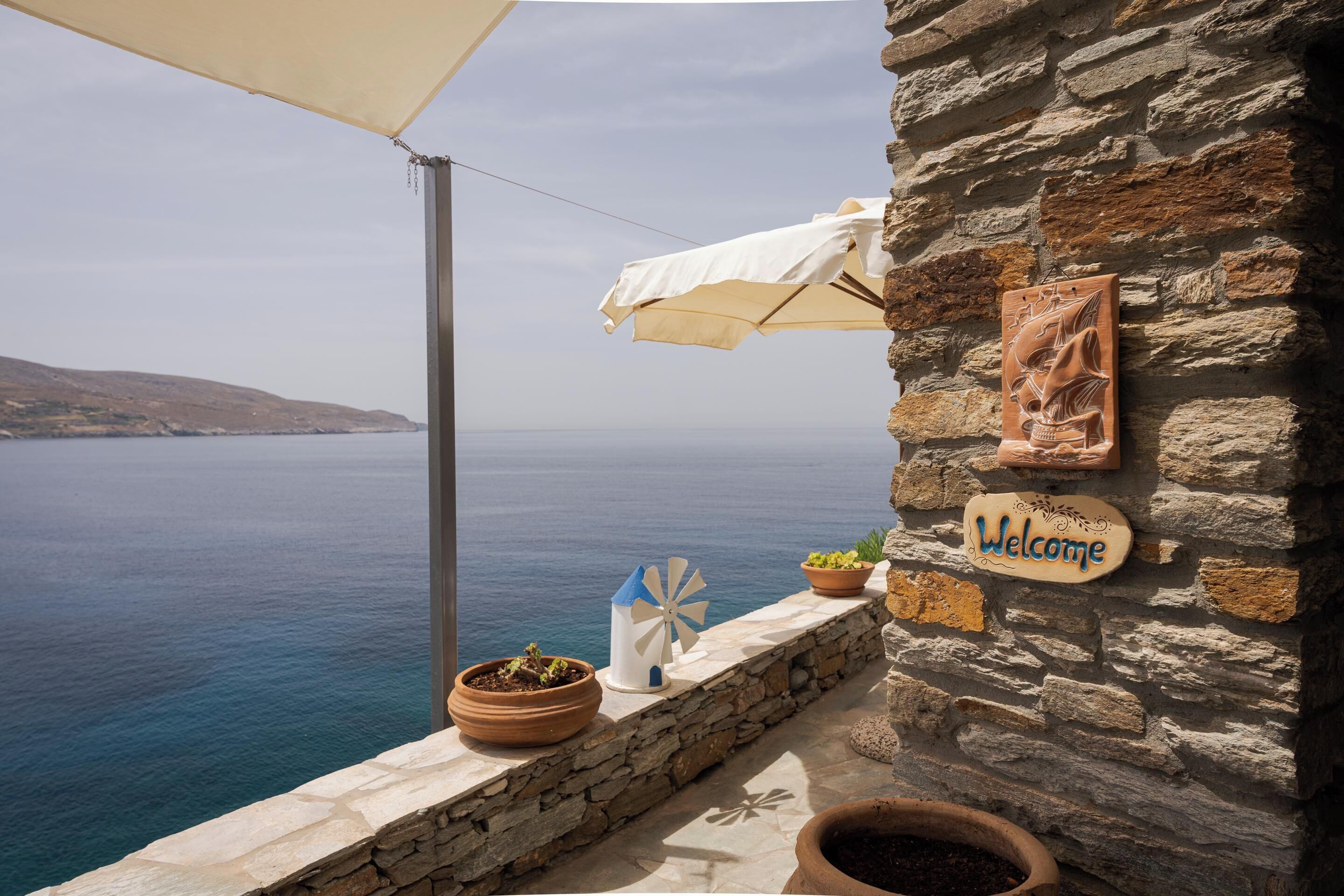 Traditional Apartment, 2 Bedrooms, Sea View, Beachfront | Balcony