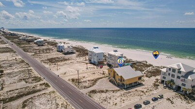 Large Pet Friendly Gulf Front House with Pool and Elevator!