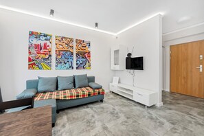 Standard Apartment, City View | Living area - Lumina apart near Filharmonia (Lodz)