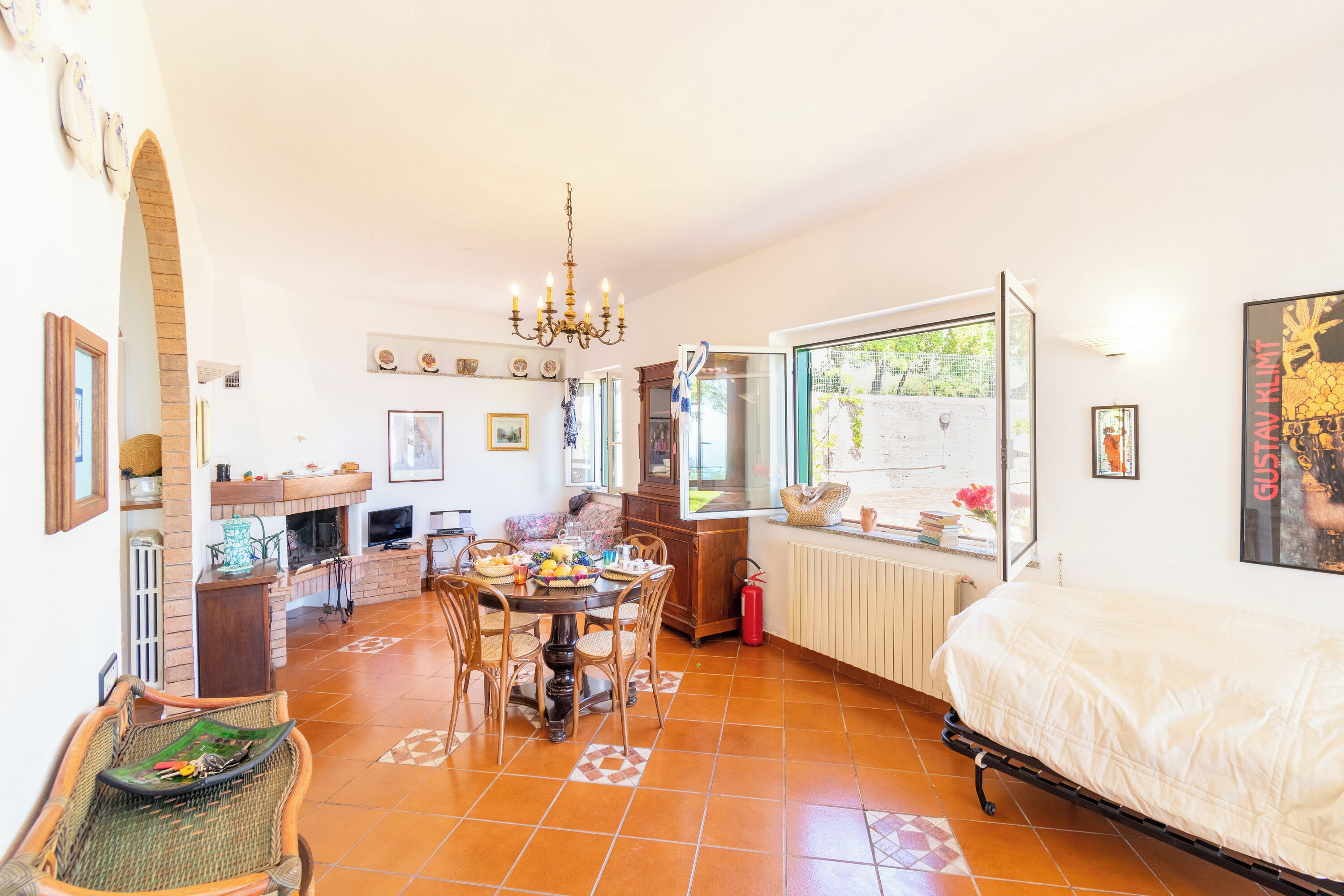 Biệt thự dành cho gia đình, nhiều phòng ngủ, 2 phòng tắm (Villa Maria Luisa vista mare,) | Nội thất