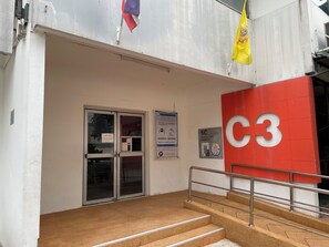 Interior entrance
