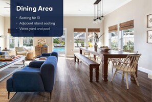 House, 5 Bedrooms | Dining - Luxury Living Miramar Dream House Retreat 5 Bedroom Home (Miramar Beach)