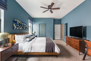 House, Multiple Bedrooms | 8 bedrooms, laptop workspace, iron/ironing board, cribs/infant beds - Orlando Resort Retreat Theme Park Haven 8 Bedroom Home by Overmoon (Davenport)