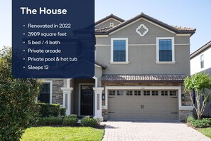 House, 5 Bedrooms | Exterior - Orlando Resort Retreat Fun-filled Family Haven 5 Bedroom Home (Davenport)
