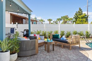 House, Multiple Bedrooms | Terrace/patio - Destin Oasis Coastal Paradise Escape 7 Bedroom Home by Overmoon (Destin)