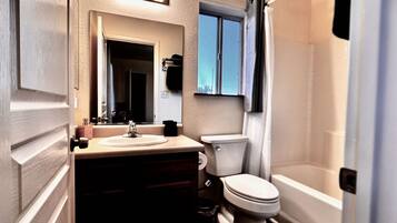 Hair dryer, towels