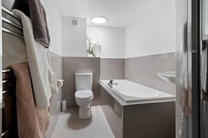 Hair dryer, towels