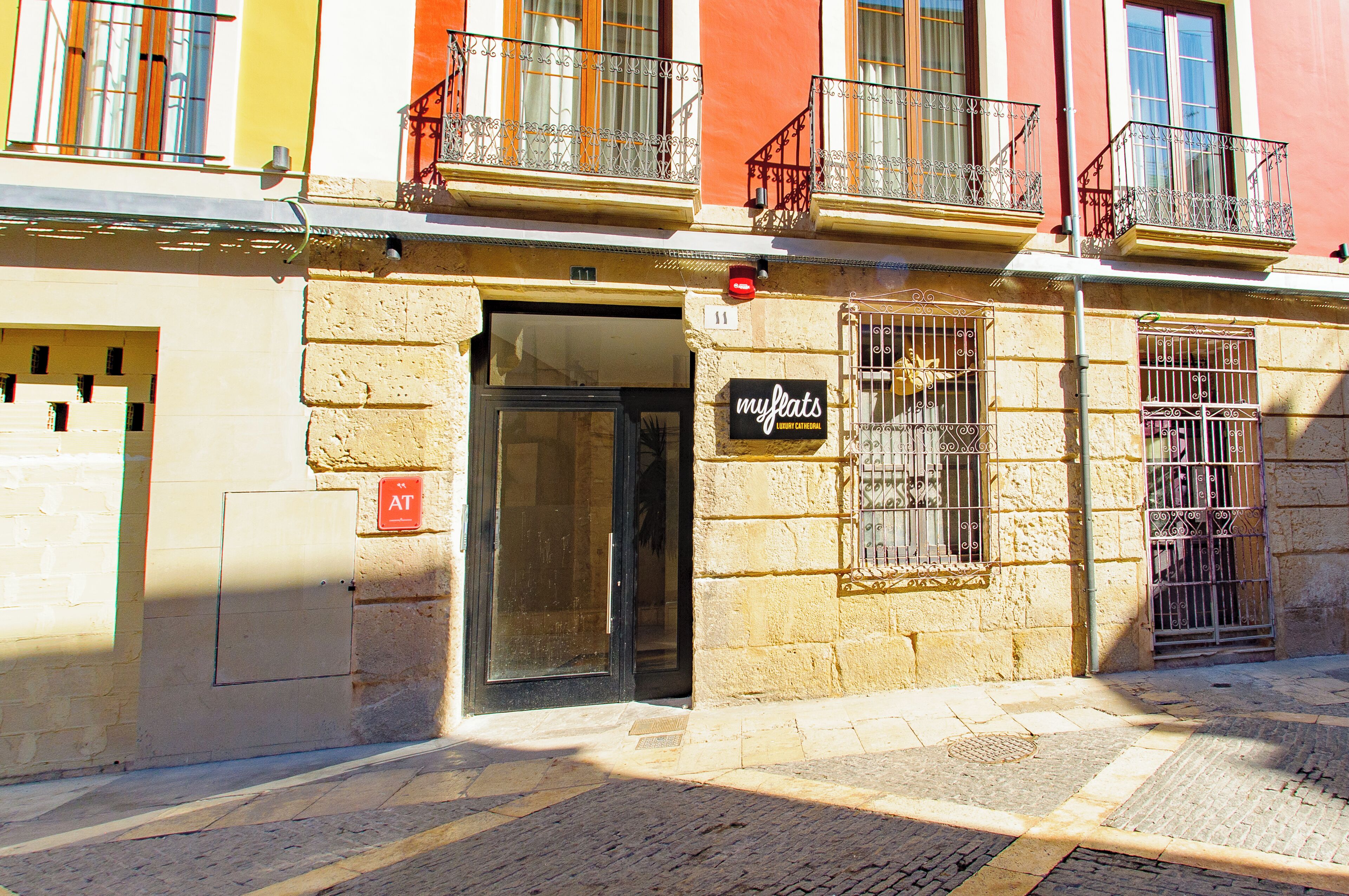 Voorkant van accommodatie