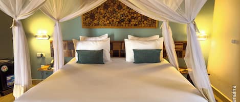 Deluxe-Doppelzimmer, Gartenblick | Zimmersafe, Schreibtisch, Verdunkelungsvorhänge, schallisolierte Zimmer