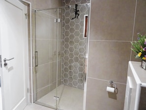 Shower, hair dryer, towels - Tortuga Apartment C Lagun close to several beaches (Curacao)