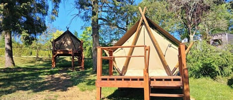 Basic-Zelt | 2 Schlafzimmer, Bettwäsche