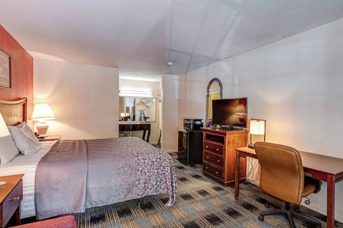 Minibar, desk, iron/ironing board, free WiFi