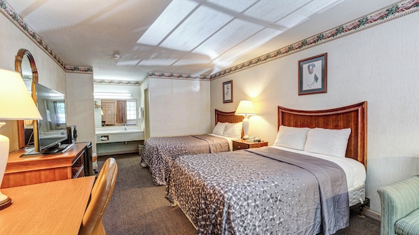 Minibar, desk, iron/ironing board, free WiFi