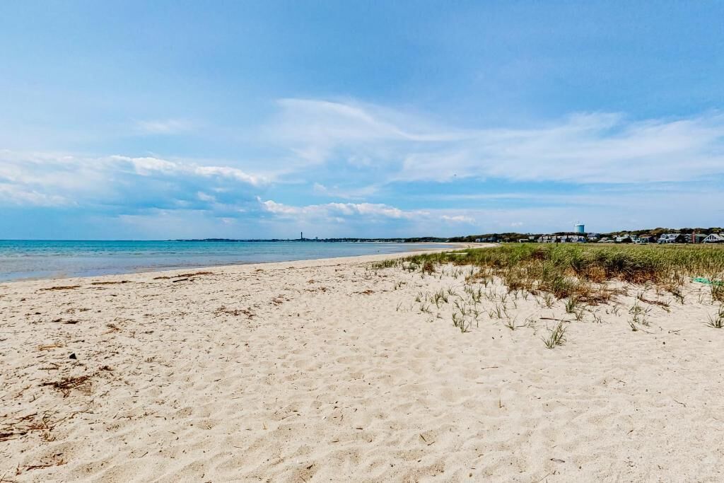 Plage, chaises longues