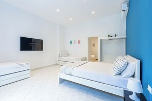 Apartment | 2 bedrooms, desk, iron/ironing board, free WiFi - White&Blue Apartment at Sanità by Wonderful Italy (Naples)