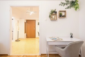 Appartement Confort, vue ville | Coin séjour