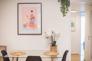 Appartement Confort, vue ville | Coin séjour