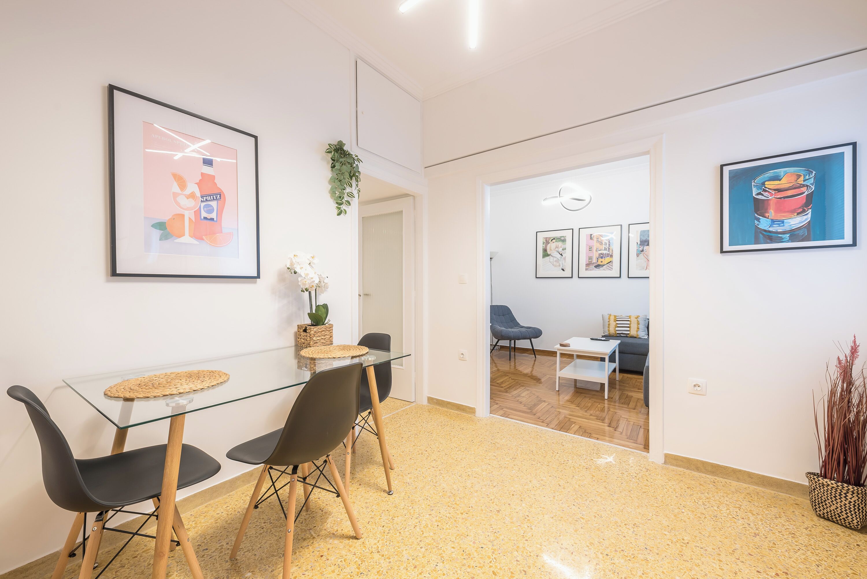 Comfort Apartment, City View | Living area | Flat-screen TV