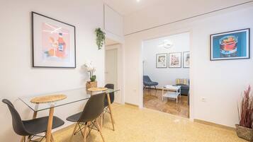 Comfort Apartment, City View | Living area | Flat-screen TV